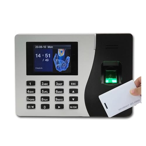 Attendance Clock Time Recoder Biometric Fingerprint Time Attendance K14 Time Clocks for Employees Small Business for Offices, Factories, Hotels, Schools and More(K14 N Type 4) - size: K14 N Type 4