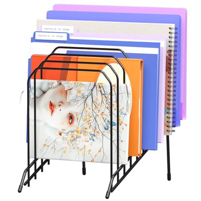 Gawerk Incline Desk Magazine Folder Holder File Organizer with 8-Section - style: 1 Pack
