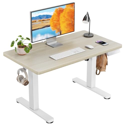 ErGear 35 X 20 Inch Low Height Electric Standing Desk for Kids, Natural - color: Natural, size: 35 X 20 Inch