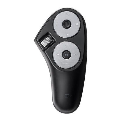 SANWA Bluetooth + 2.4G Wireless Handheld Mouse, 3 in 1 Presentation Clicker, Remote Air Mouse with Scroll, Portable Finger Mice, Rechargeable PPT Slide, Compatible with Mac, PC, Laptop, Phone, Tablet - style: Handheld Mouse
