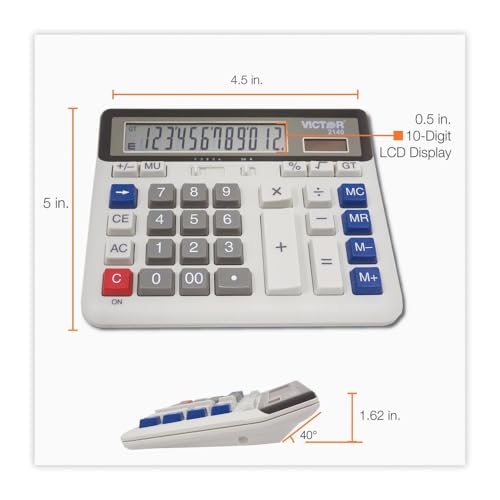 VICTOR® 12-Digit Desktop Calculator