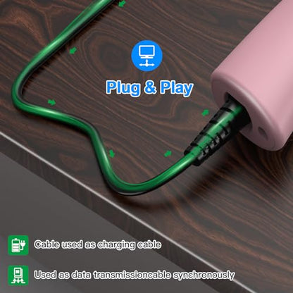 2D USB Barcode Scanner Handheld Wired Automatic QR Code Scanner Barcode PDF417 Data Matrix Bar Code Scanner with Long USB Cable for Warehouse, Library, Supermarket, POS - color: 2D QR Pink