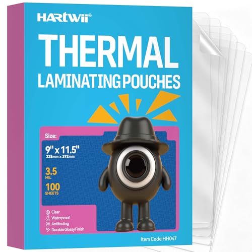 3.5Mil Thermal Laminating Pouches 8.5 x 11 Inches 100Pack - size: 8.5"x11.5", style: 3.5Mil_100Pack