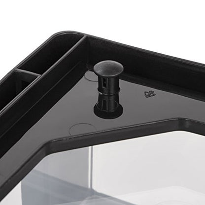 IRIS USA 3-Drawer Medium Desktop Organizer with Paper Tray, Black - color: Black, style: Medium with Tray Top - 1 Pack