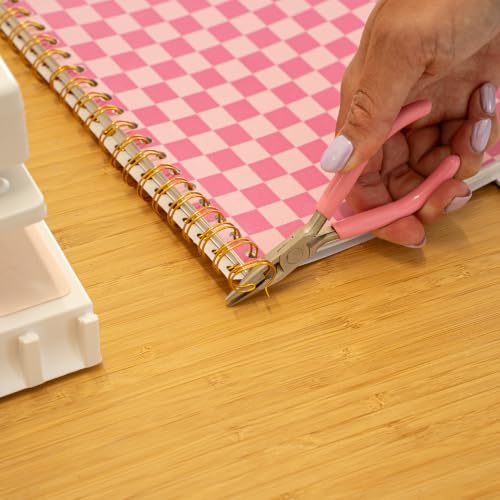 Heidi Swapp Craft Binding Machine — DIY Twin-Loop Wire Book Binder for Planners, Journals & Photo Books | Includes 20 Wires, 4 Bookboards & Pliers | Binds A4, A5, A6, A7 & Letter | 27-Piece Kit