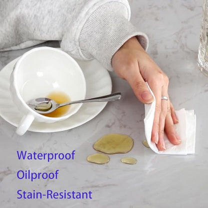 Walrus Clear Vinyl Tablecloth Protector Waterproof/Oil-Proof Plastic Square Transparent Sheet Table Cover (54X54 Inch) - size: 54" x 54" (Square)