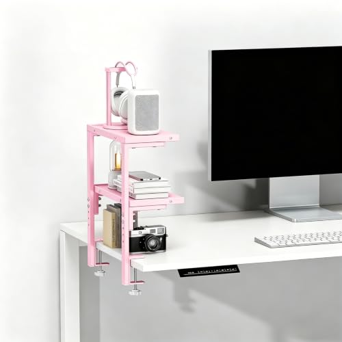 2-Tier Desk Shelf - color: Pink