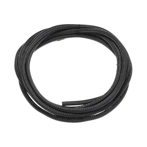 MECCANIXITY Cord Sleeve Cable Organizer 9.84 Ft - 1/8 Inch Wire Cover Protector for USB Cable TV Video Under Desk Wire Management - size: 1/8 Inch x 10 Ft