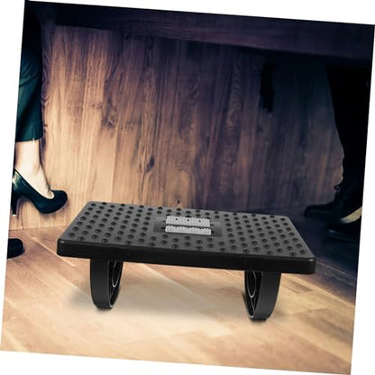 Tofficu Ergonomic Non-Skid Foot Rest for Office Home Rocking Footstool Under Desk Lightweight Material Comfortable Foot Support for Daily Use
