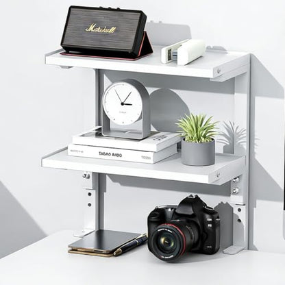 2-Tier Desk Shelf - color: White