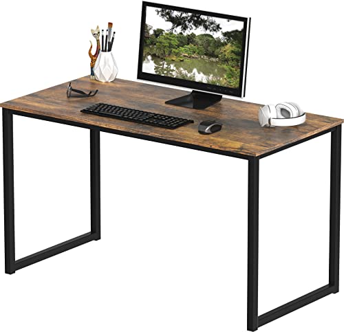 SHW Mission 40-Inch Home Office Computer Desk, Rustic Brown - color: Rustic Brown, size: 40-Inch