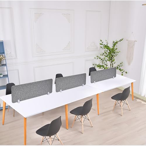 Acoustic Desk Divider Mounted Privacy Panel Privacy Partition Screen Increase Private Space and Reduce Noise Suitable for Classrooms, Homes, Offices, Libraries(Beige,30X120CM) - color: Beige, size: 30X120CM