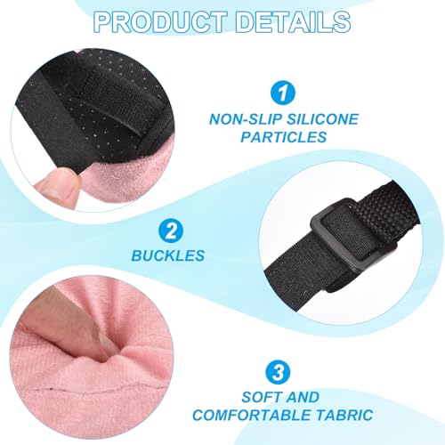 PATIKIL Office Chair Arm Pads, 2 pcs Office Chair Arm Cover Soft Office Chair Armrest Pads Memory Foam Cotton Removable Washable for Desk Computer Gaming, Pink - color: Pink
