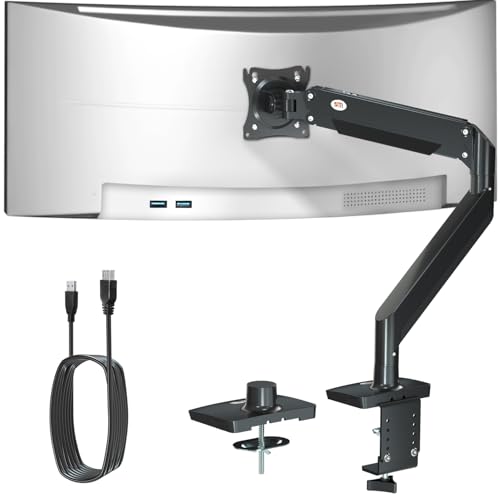 Ultrawide Monitor Arm for 22-43 Inch Monitors, Holds 33 lbs