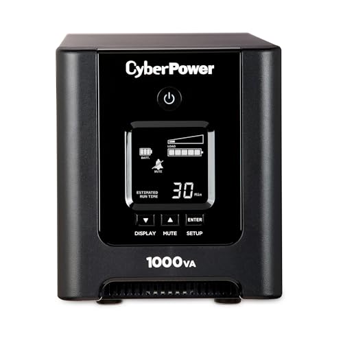 CyberPower OR1000PFCLCD PFC Sinewave UPS Battery Backup and Surge Protector - size: 1000VA