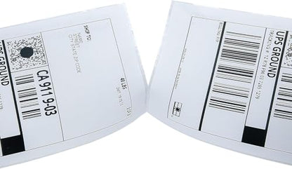 L LIKED 4000 4x6 Thermal Shipping Labels Fanfold, Direct Thermal Printer Labels Compatible with Zebra Rollo - Perforated Strong Adhesive - size: 4000 Labels
