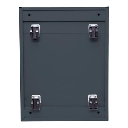 Alera PA54-2820CH Two-Drawer Metal Pedestal File 16w x 19-1/2d x 28-1/2h Charcoal, Charcoal