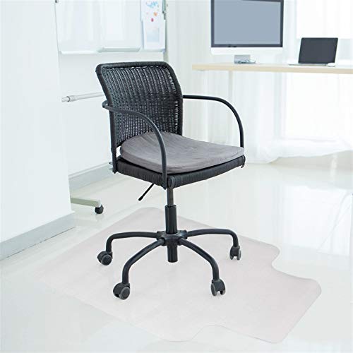 48 Inch Office Chair Mat for Carpet,Clear PVC Floor Protector with Lip 2pcs - size: 2PCS