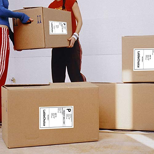 2000 Labels 4 x 6 3-Proof Commercial Grade Fanfold Direct Thermal Labels Compatible with Zebra, Rollo, Munbyn, 4 Stacks White Perforated Permanent Strong Adhesive Mailing Shipping Labels - color: Fanfold 4"x6"-2000 Labels