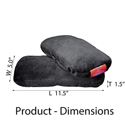 Ergonomic Office Chair Armrest Pads Extra Soft Elbow Support Cushions for Office, Gaming, Desk Chairs, Set of 2 (11" Large Size, Washable Cover)‌