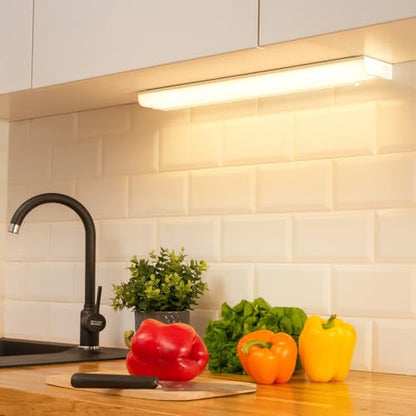 24" Hardwired Under Cabinet Light, 3000K Warm White, ETL, 1250 lm, Dimmable - color: 3000K Warm White, size: 24 INCH