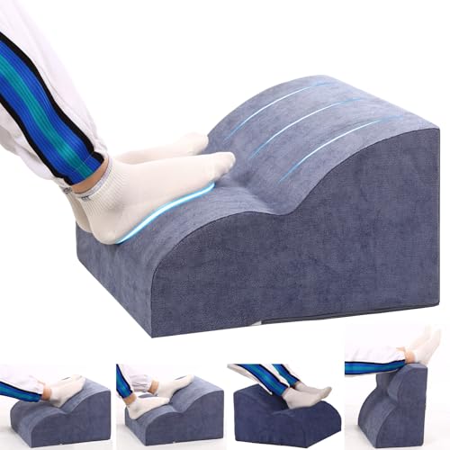 Foot Rest for Under Desk at Work.Multifunctional 3-Tier Foot Stool | With Washable Footrest.For Under Desk,Office Chair Gaming Chair & Sofa,Leg Elevation Pillow,supports Posture-Light Blue - color: Light Blue