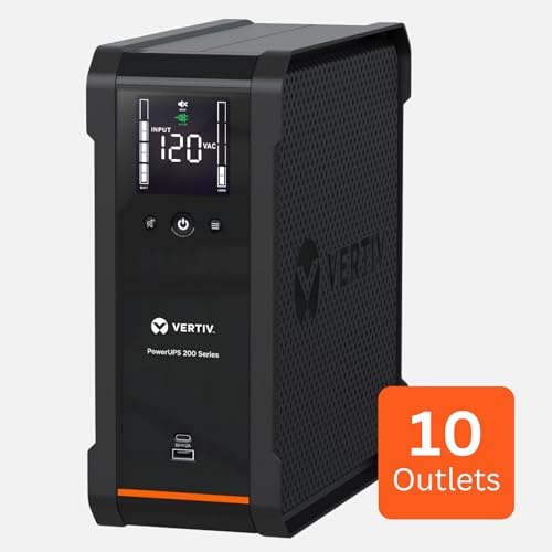 Vertiv PSA6-1350LVT 1350VA & 850W 200 Standard Line Interactive Desktop Power UPS - size: 1350VA/850W