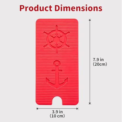 Silicone Phone Stand - Foldable Aluminum Phone Holder, Folded into Any Shape, Portable Rollable Multi-Angle Stand, Anti-Slip Desktop Stand for All Mobile Phones Tablet Laptop (Hot Pink) - color: Hot Pink