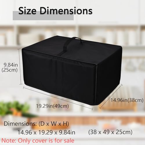 Printer Dust Cover for HP OfficeJet Pro 8125e Wireless Color Inkjet Printer - color: Black