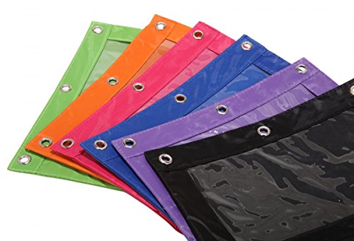 Binder Pencil Pouch 3 Rings Pencil Case - color: Purple