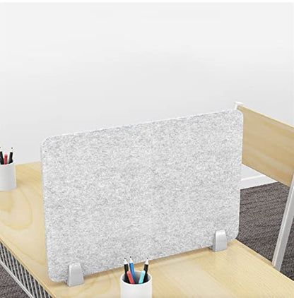 Acoustic Desk Divider Desk Partition with 2 Clips Desk Privacy Panel Visual Distractions Reducing Table Divider for Student Call Centers Offices Classrooms Library, 16" x 12", Black - color: Black, size: 16" x 12"