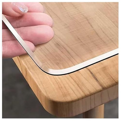 Clear Desk Mat 12"x14", 1.5mm Thick Clear Table Protector, Waterproof Plastic Table Cover Protector, PVC Protector Mat, Vinyl Cover for Desktop, Coffee & Dining - size: 12" x 14"