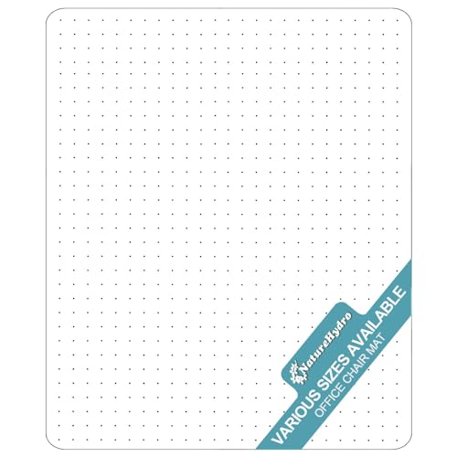 Naturehydro Office Chair Mat for Carpet – 60" x 46" Clear Plastic Desk Floor Protector for Carpeted Floors, Heavy Duty Computer Rolling Chair Mat for Home and Office (Rectangle) - color: Flat-pile Carpets, size: 46'' x 60'' Rectangle