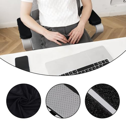 2-Piece,Office Chair Arm Covers,Office Chair Arm Pads,Cooling Gel Pads,Suitable for Gaming Chairs,Armrest Pads with Memory Foam,