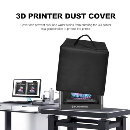 3D Printer Cover for FLASHFORGE Adventurer 5M 3D Printer | Heavy Duty Waterproof Anti-static Nylon Lid ,3D Printer Universal Protective Case (Black) - color: Black