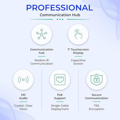 YealinkBH76 Plus UC Wireless Headset for Work (1208708), Bluetooth Headset with ANC Mic, Retractable Mic Arm, Switchable Earpads, Compatible with Teams, Zoom & Business Calls