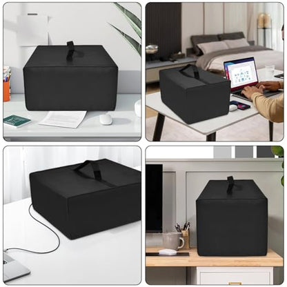 Printer Cover for Brother Work Smart MFC-J1360DW Printer(Black) | Cover for Brother MFC-J1360DW/MFC-J1010DW Printer, Heavy Duty Waterproof Dustproof Anti-static Printer Protective Cover Case - color: Black