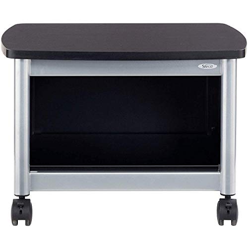 Safco Underdesk Multi Functional Stand - 1855BL, Powder Coated Steel, Swivel Wheels, Holds 100 lb - Home Orginization Solutions