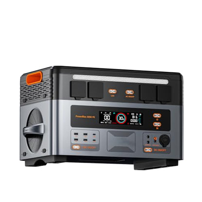 Solar Generator Portable Power Station 3600W, 2016Wh LiFePO4 Battery | 14 Outlets, 1500W AC Input & 1600w Solar Charging, 1.5H Fast Charging, Solar Generator for Home Backup, RV, Emergencies