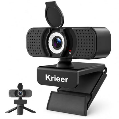 Full HD 1080P USB Webcam for Computer with Noise-Reducing Microphone