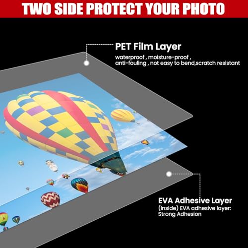 CAREGY 300 Pack Laminating Sheets, Holds 8.5 x 11 Inch Sheets,5 Mil | 9 x 11.5 Inches Thermal Laminating Pouches for Laminator, Clear, Letter Size, Office and School Supplies - size: 300PACK-5Mil (9 x 11.5Inches)