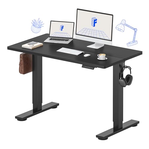 FLEXISPOT 48x24 Inch Electric Standing Desk, Black - color: Black, size: 48"x24"