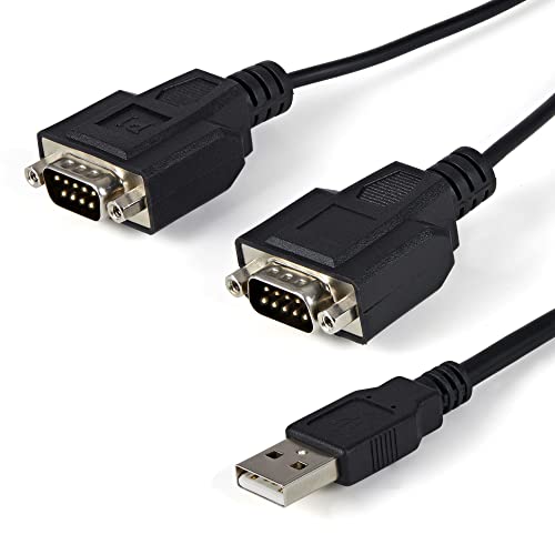 StarTech 6ft 2-Port FTDI USB to Serial RS232 Adapter, TAA (ICUSB2322F)