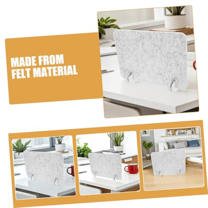 2pcs Felt Desk Dividers Privacy Panels for Office and Student Desks Easy to Clean Install Reduces Distractions Enhances Focus for Quiet Workspaces