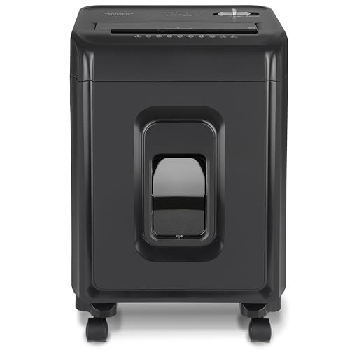 Aurora AU1035XA 10-Sheet Crosscut Paper/Credit Card Shredder with 4-Gallon Pullout Wastebasket - style: 10-Sheet CrossCut Black