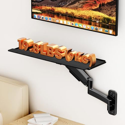Keyboard Tray Wall Mount,Sit-Stand 26 Inch Keyboard and Mouse Stand,Black - size: Long Arm