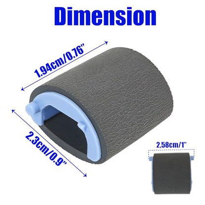 10pcs Paper Pickup Roller for HP 1102 1132 1212 P1102 M1132 M1212NF M1214NFH M1217NFW P1102W for Canon MF3010 Printer Replacement Part