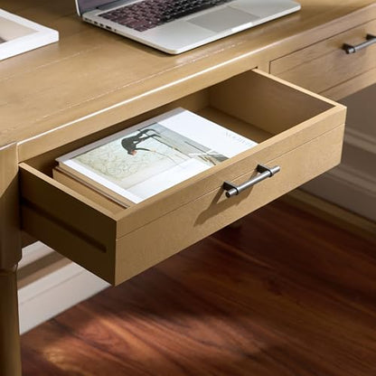 SAFAVIEH Home Collection – Filbert Desert Brown Writing Desk, 2-Drawer Traditional Desk, Classic Home Office Design (DSK5701G) - color: Desert Brown