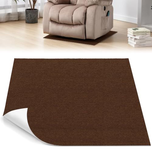 Recliner Pads for Hardwood Floors, 30" X 30" Non Slip Recliner Grippers, Furniture Pads Hardwood Floor Protectors for Furniture, Fits Recliners, Office Chair, Swivel Chairs, Brown - color: Coffee, size: 30"x30"