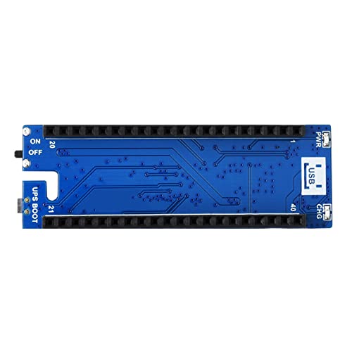 5V I2C Uninterruptible Power Supply UPS Module Breakout Shield HAT Starter Kit for RasPi RPI Raspberry Pi PICO 2 W Projects WH 2W RP2040 RP2350 Expansion Board Accessories